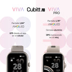 Reloj Smart Watch Cubitt CT-VIVA8 Unisex Gris