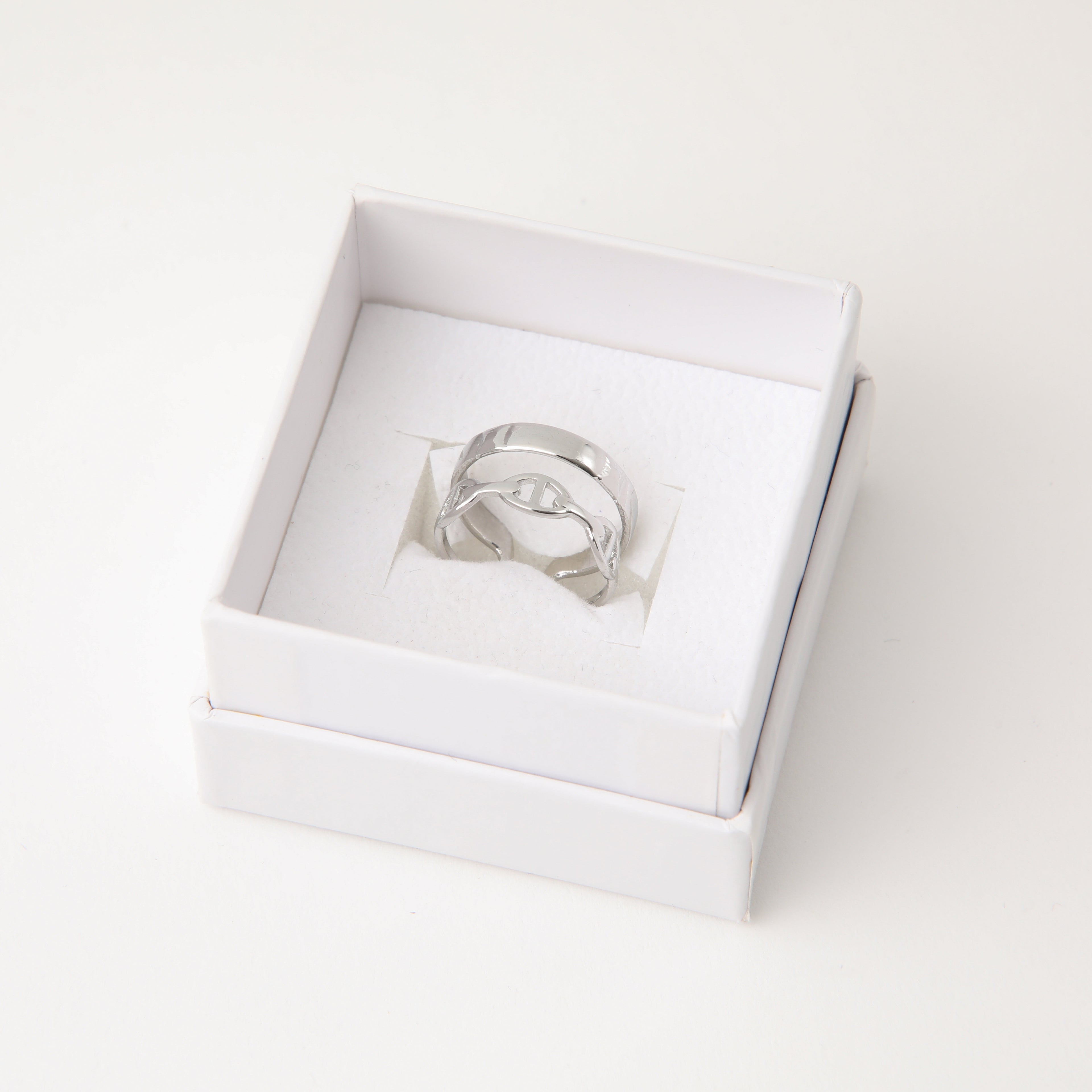 Anillo  19v69 Plateado Mujer STR281