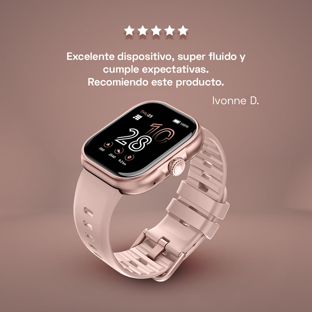 Reloj Smart Watch Cubitt CT-VIVA5 Unisex Oro Rosa