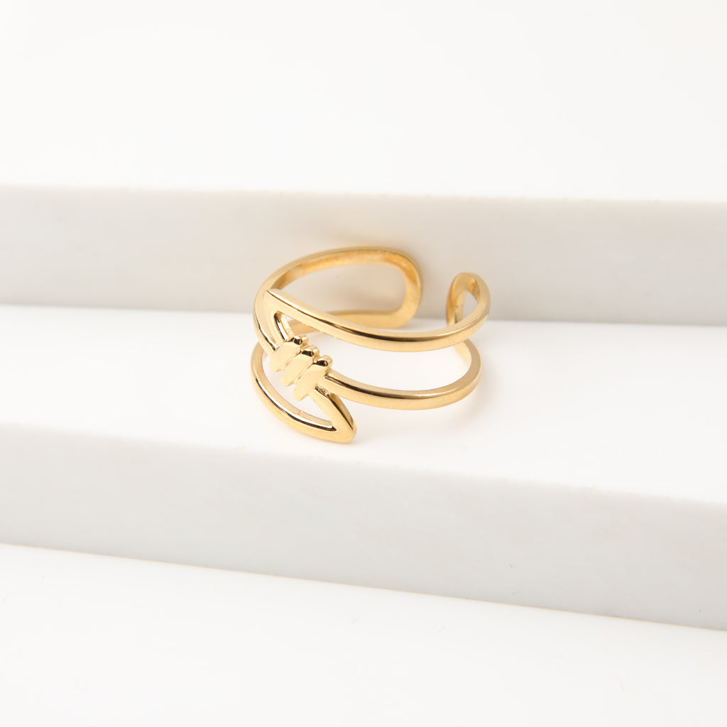 Anillo  19v69 Dorado Mujer STR268