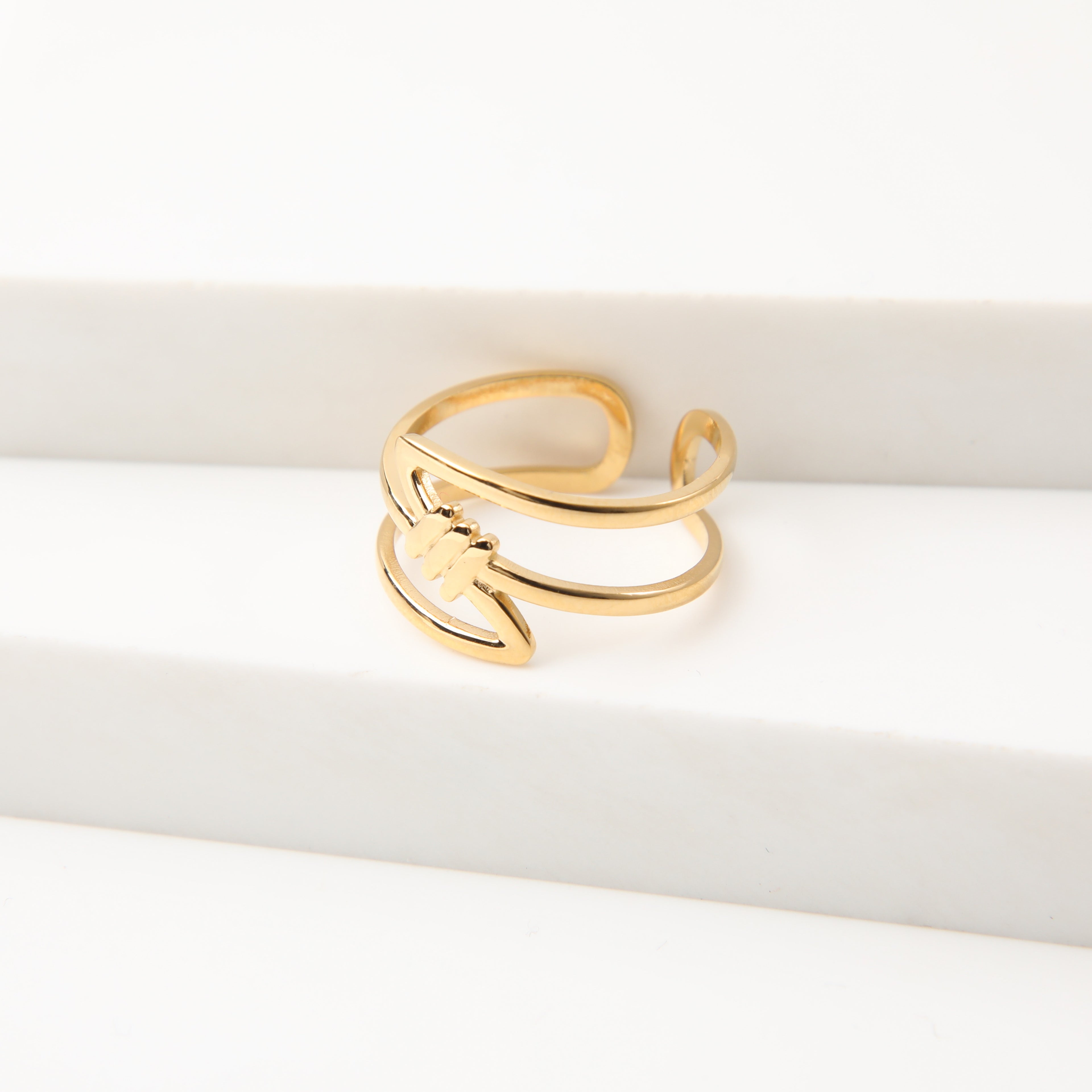 Anillo  19v69 Dorado Mujer STR268