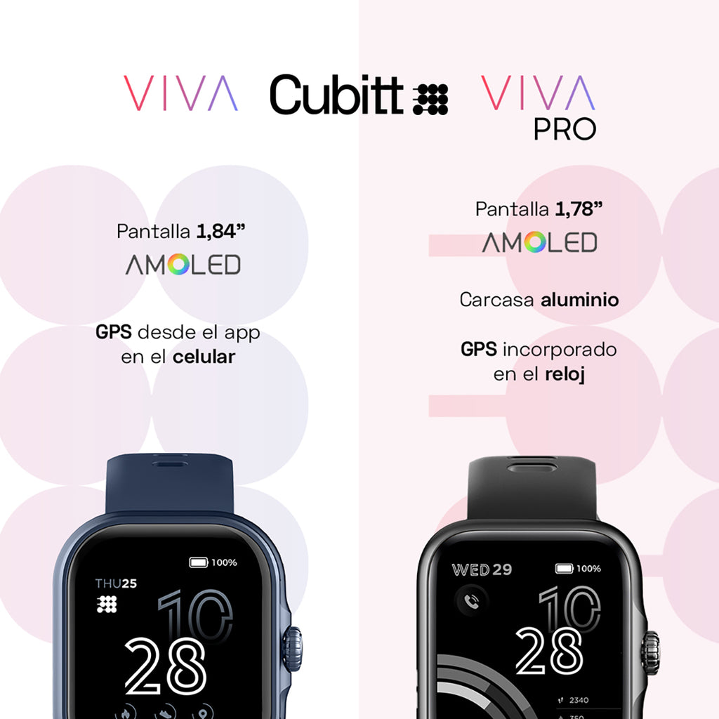 Reloj Smart Watch Cubitt CT-VIVA2 Unisex Azul