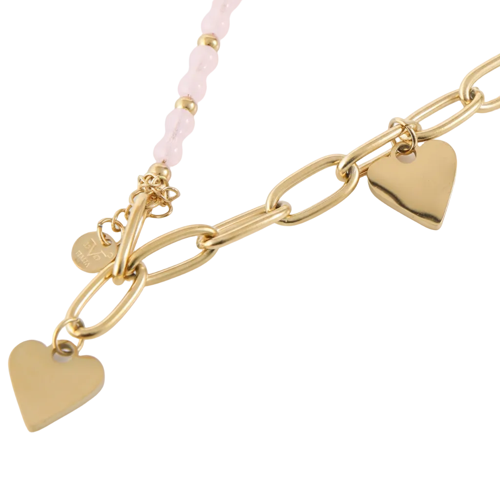 Collar Doble 19V69 Dorado Mujer STB044