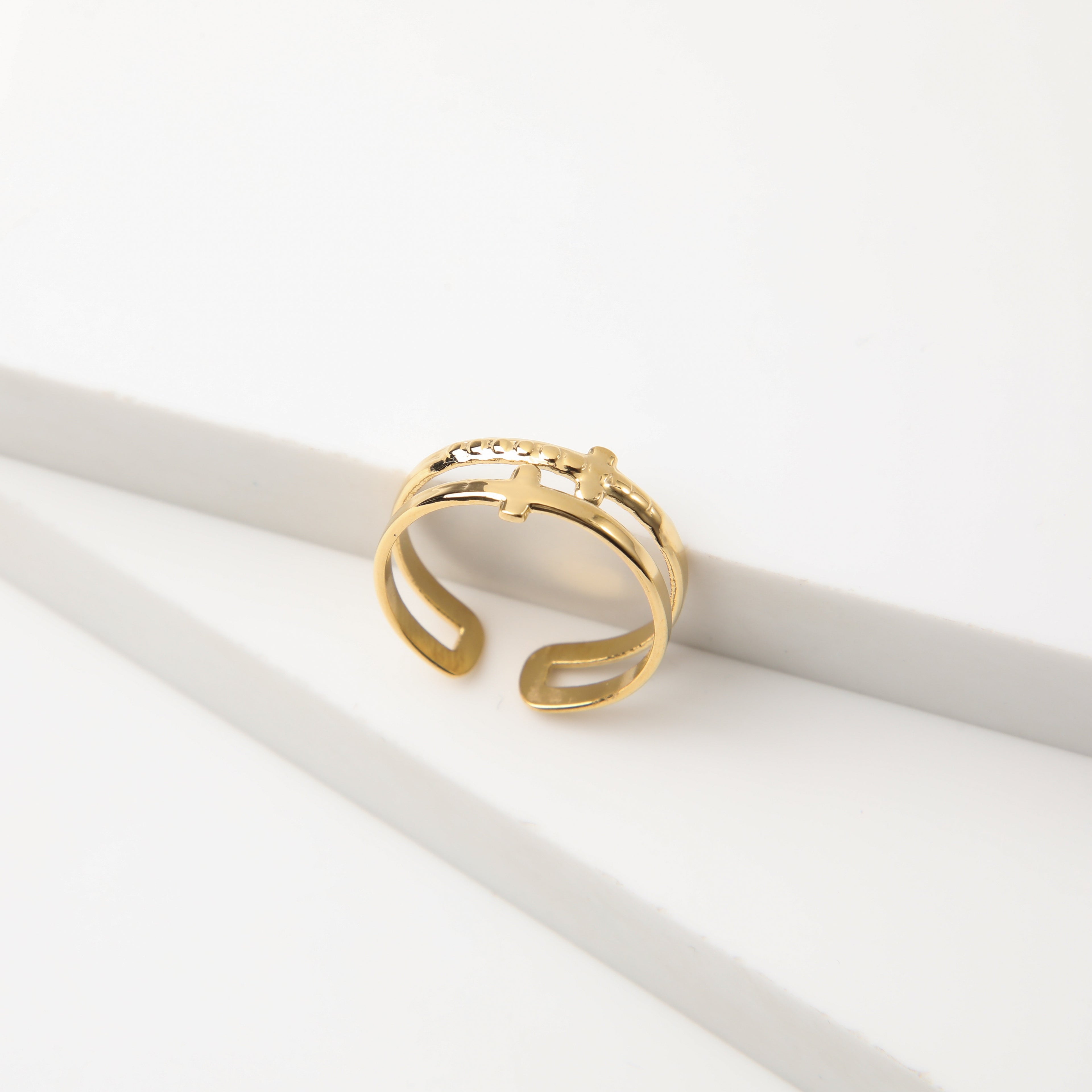 Anillo  19v69 Dorado Mujer STR223