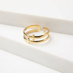 Anillo  19v69 Dorado Mujer STR223