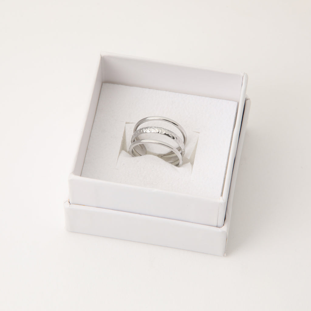 Anillo  19v69 Plateado Mujer STR390