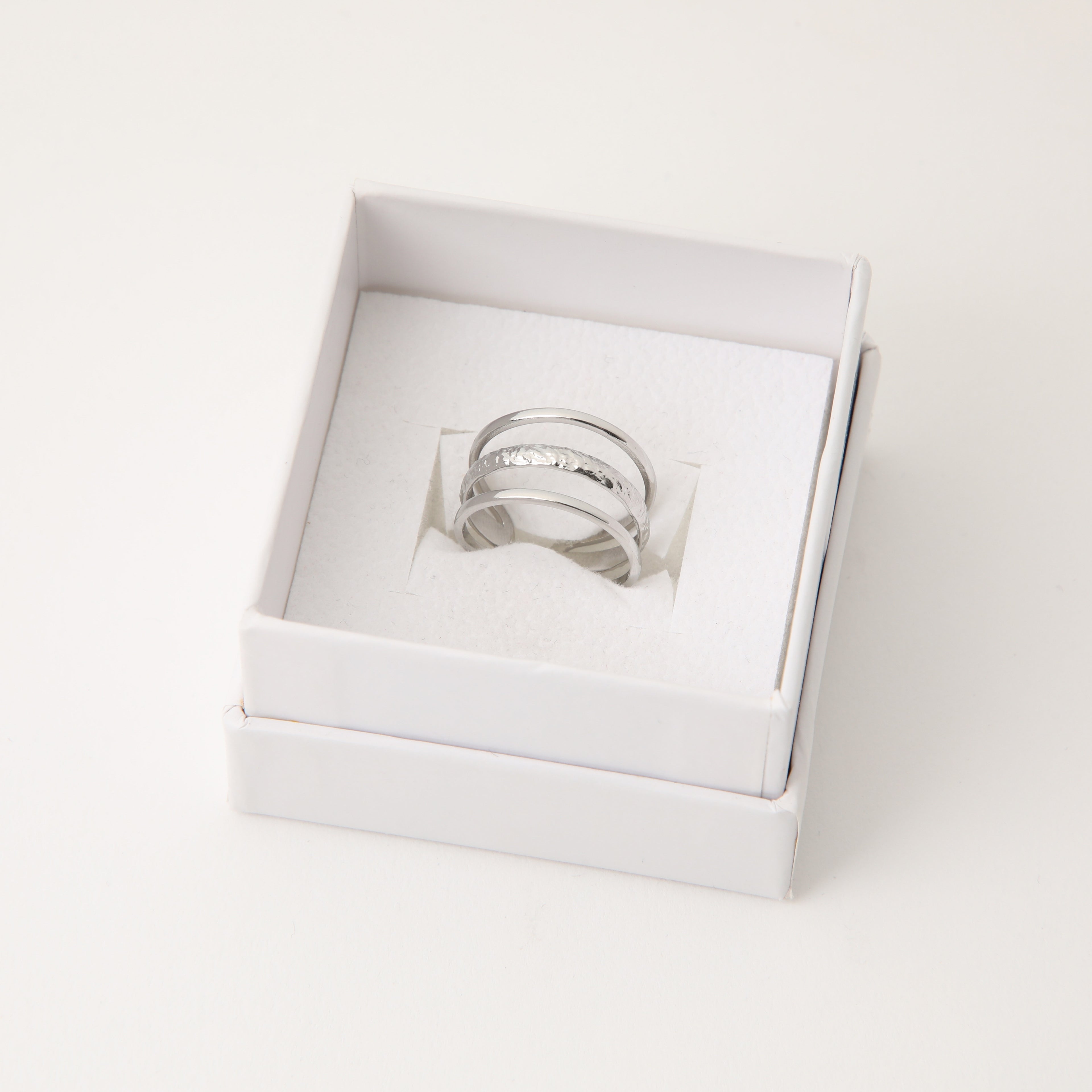 Anillo  19v69 Plateado Mujer STR390