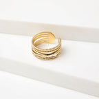Anillo  19v69 Dorado Mujer STR270