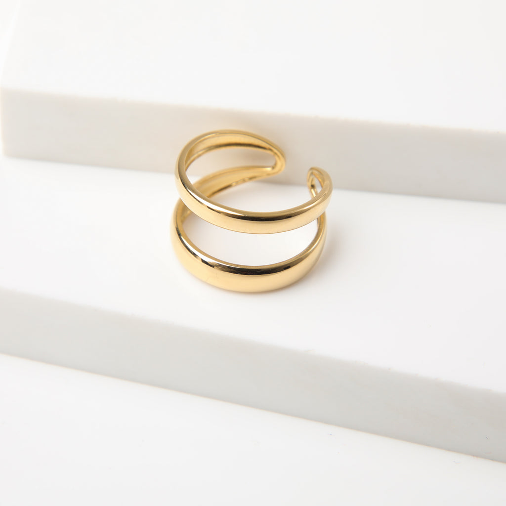 Anillo  19v69 Dorado Mujer STR199