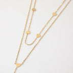 Collar Doble 19V69 Italia STNE150 Dorado