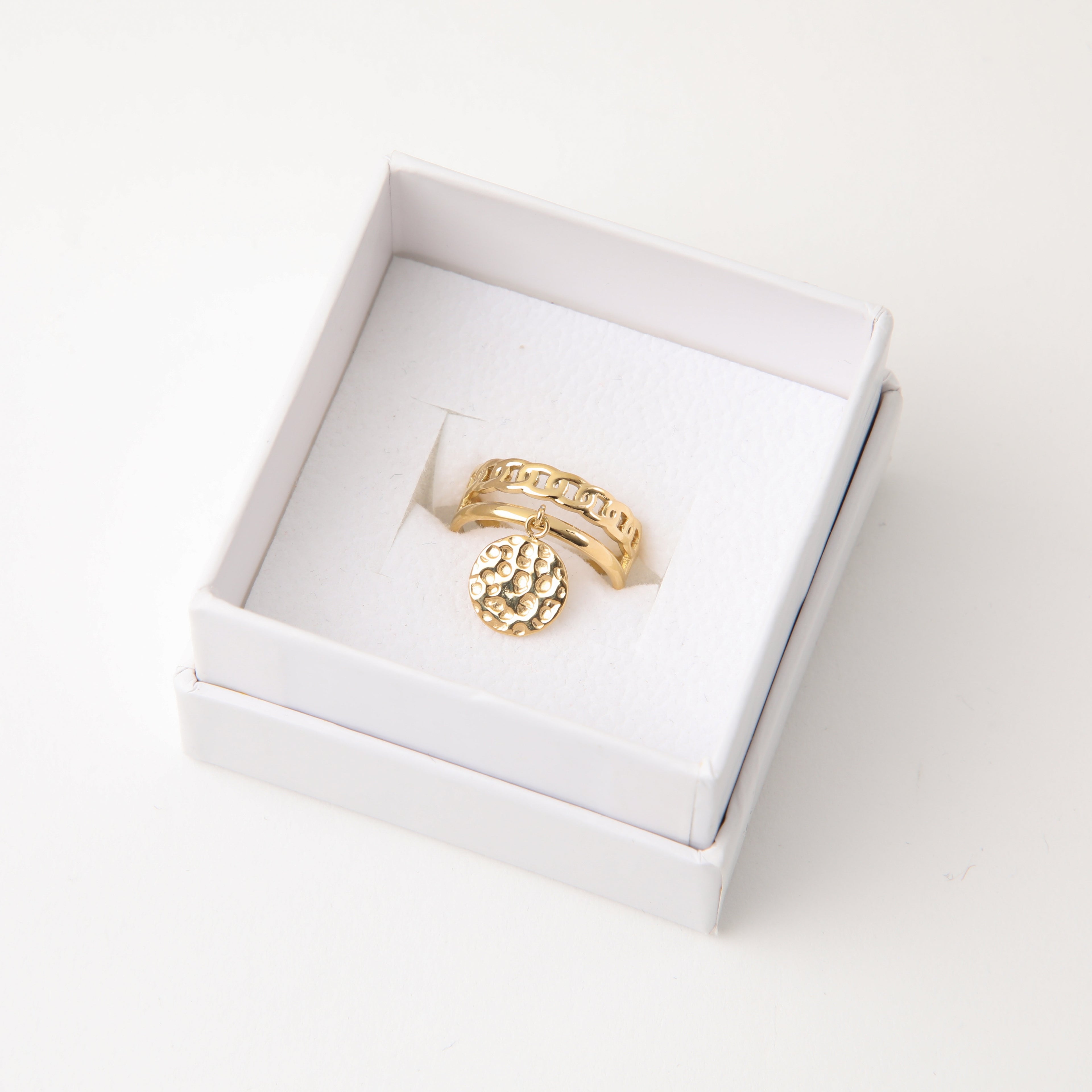 Anillo  19v69 Dorado Mujer STR193