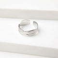 Anillo  19v69 Plateado Mujer STR219