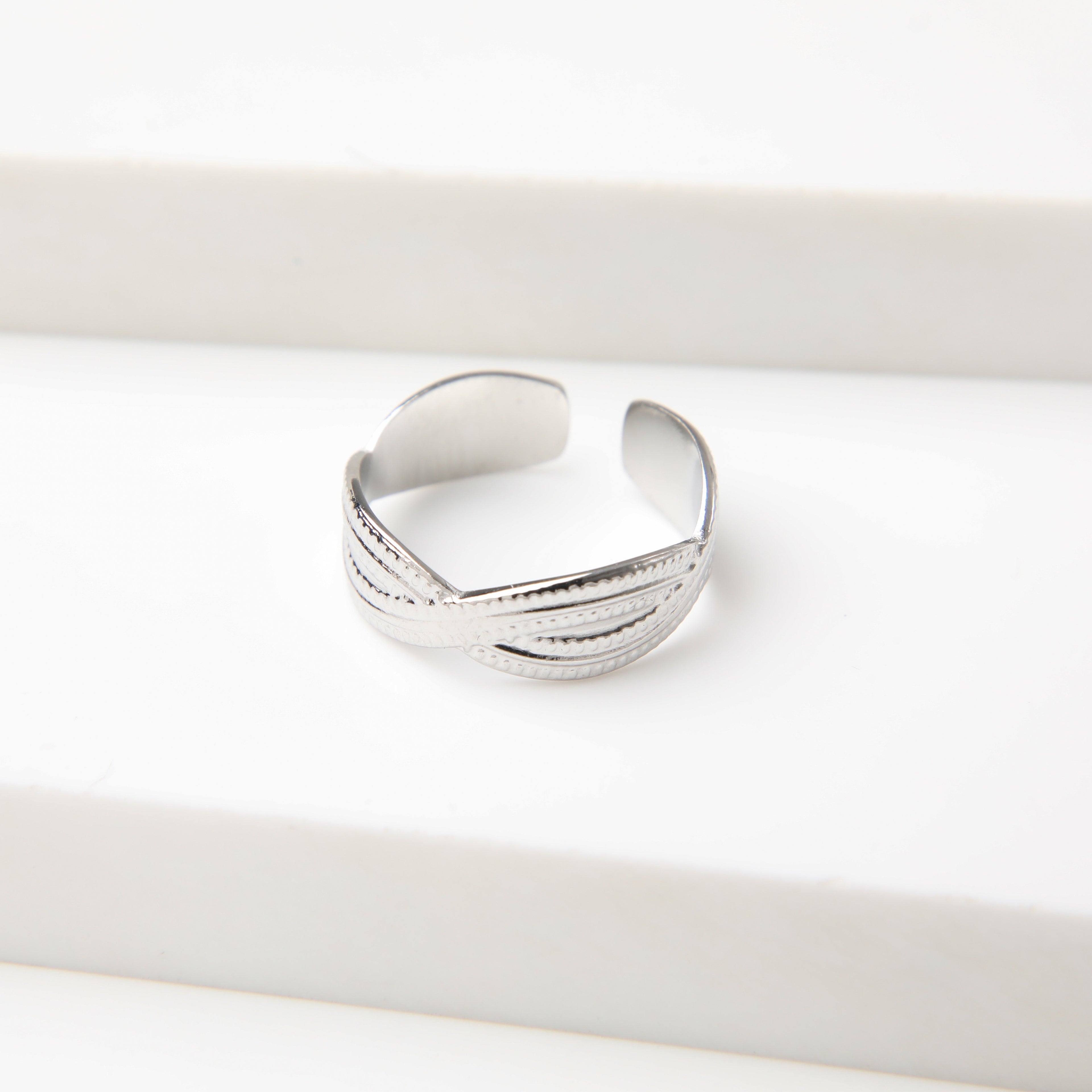 Anillo  19v69 Plateado Mujer STR219