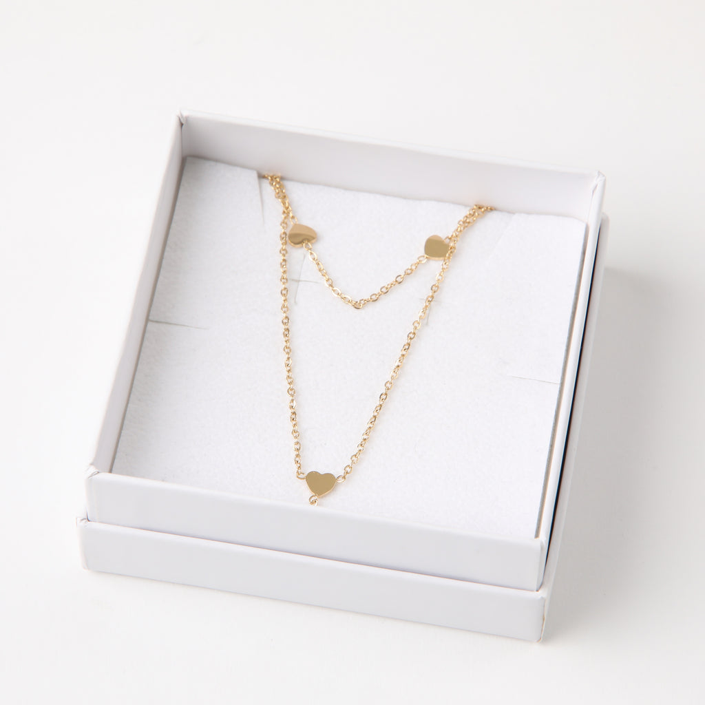 Collar Doble 19V69 Italia STNE150 Dorado