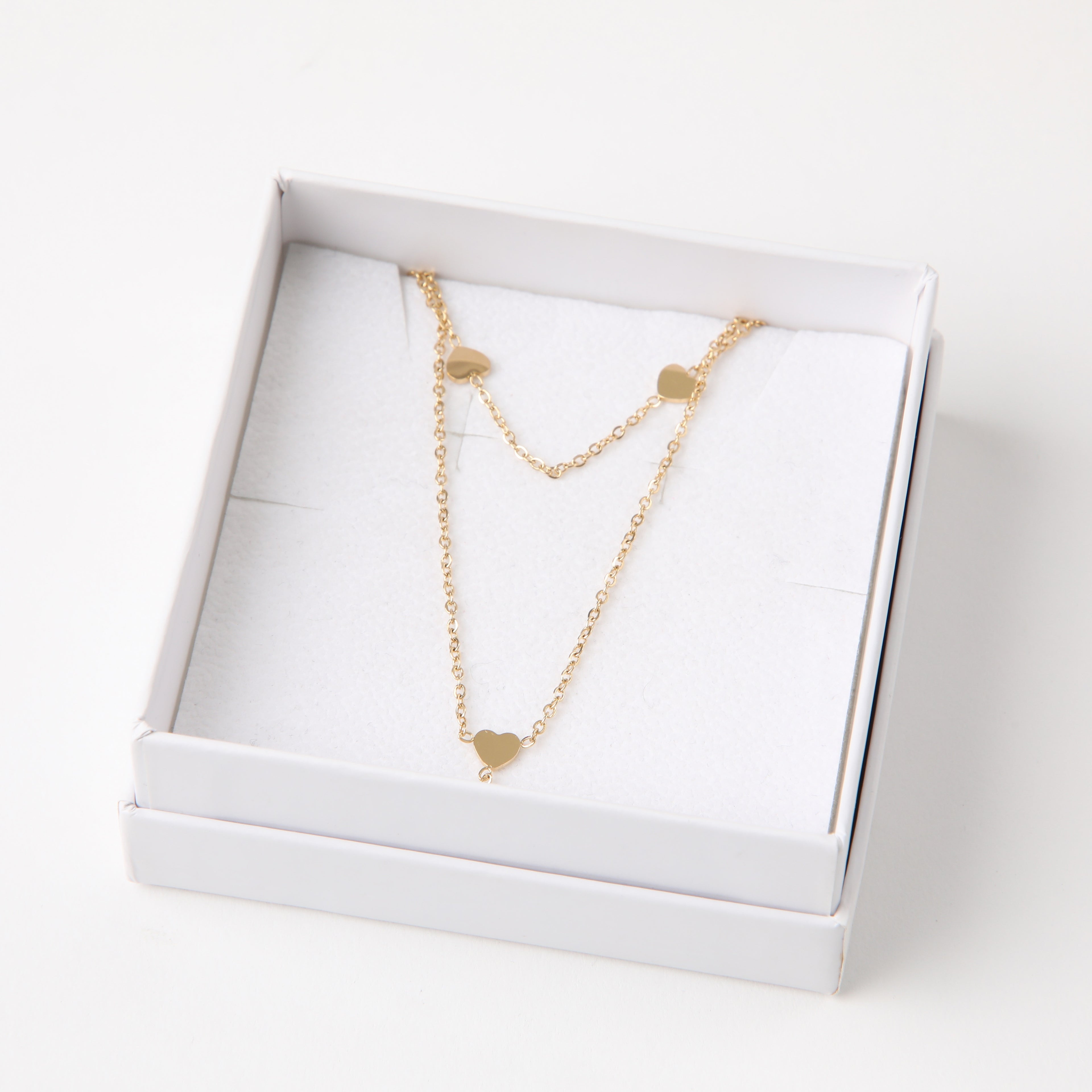 Collar Doble 19V69 Italia STNE150 Dorado