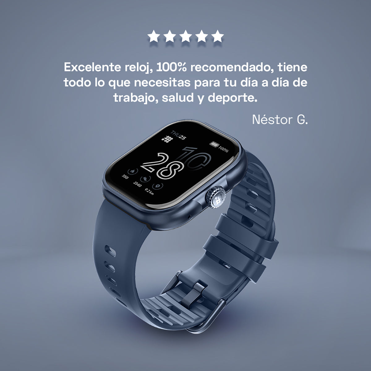 Reloj Smart Watch Cubitt CT-VIVA2 Unisex Azul