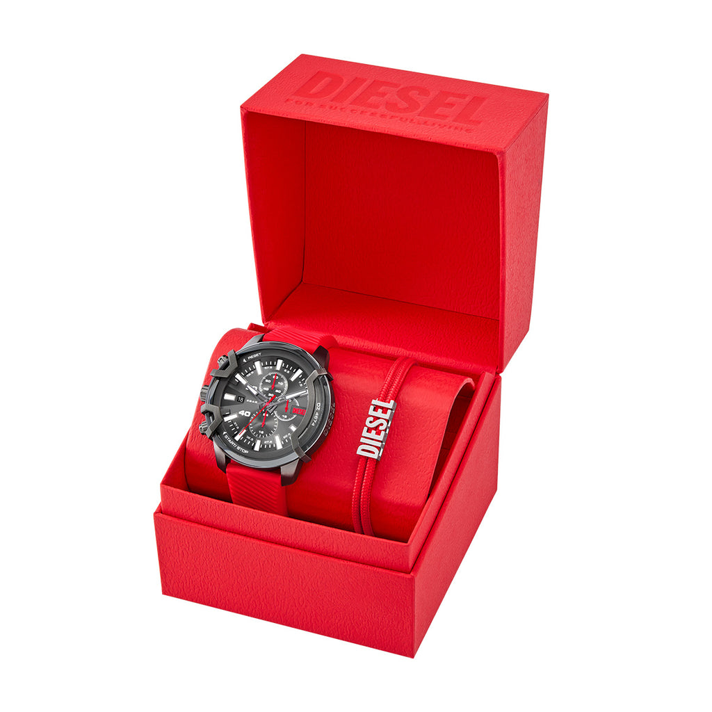 Reloj Diesel DZ4673SET Rojo
