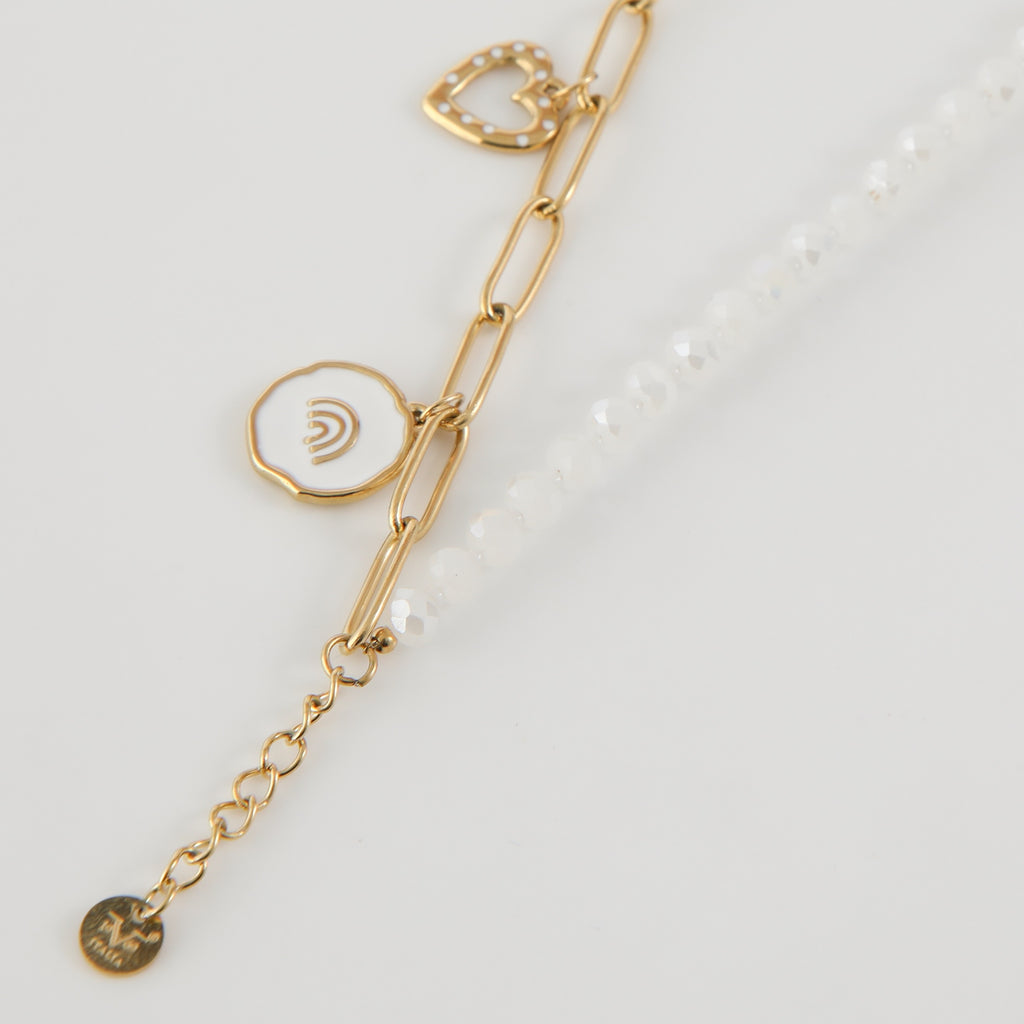 Collar Doble 19V69 Dorado Mujer STB043