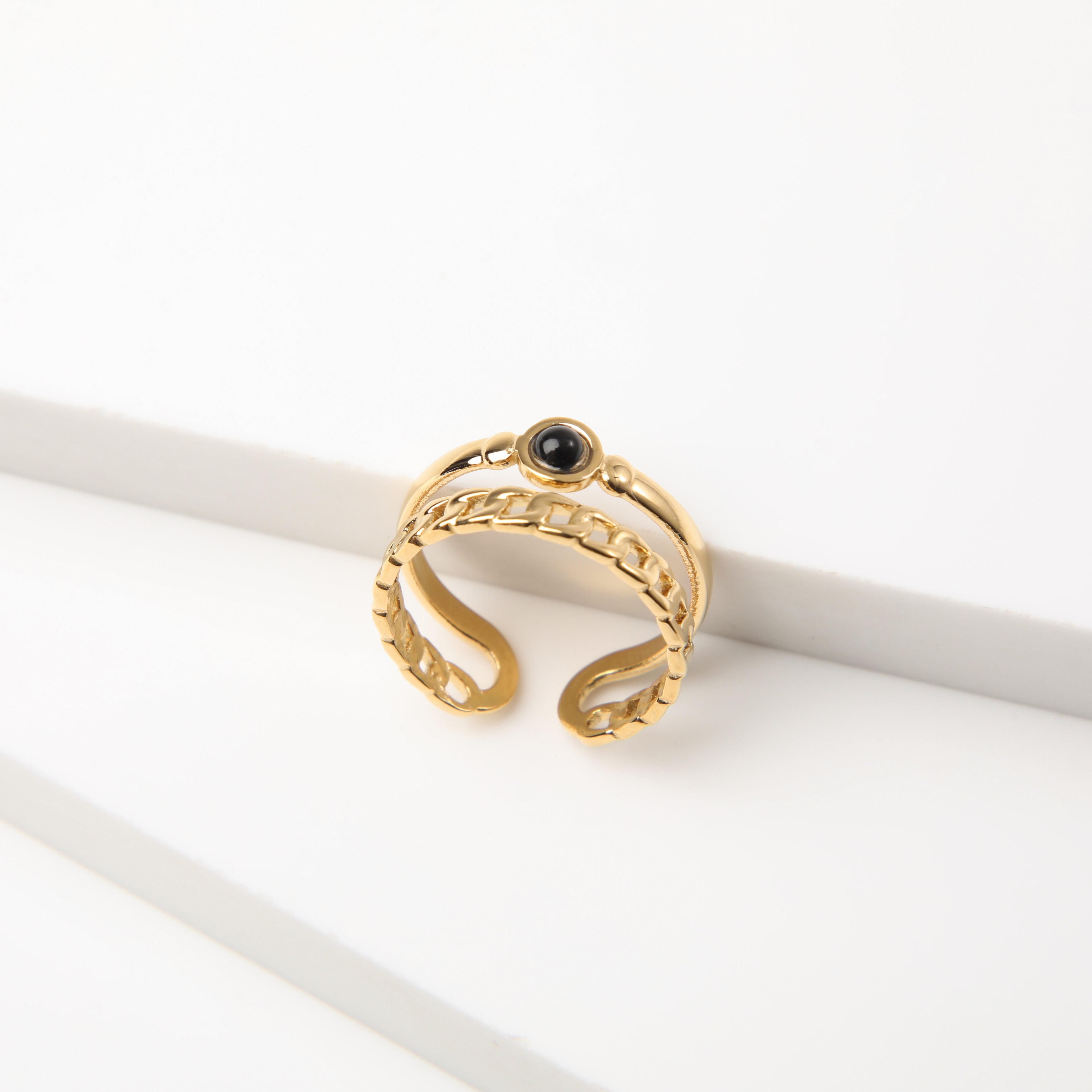 Anillo  19v69 Dorado Mujer STR132