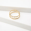 Anillo  19v69 Dorado Mujer STR473