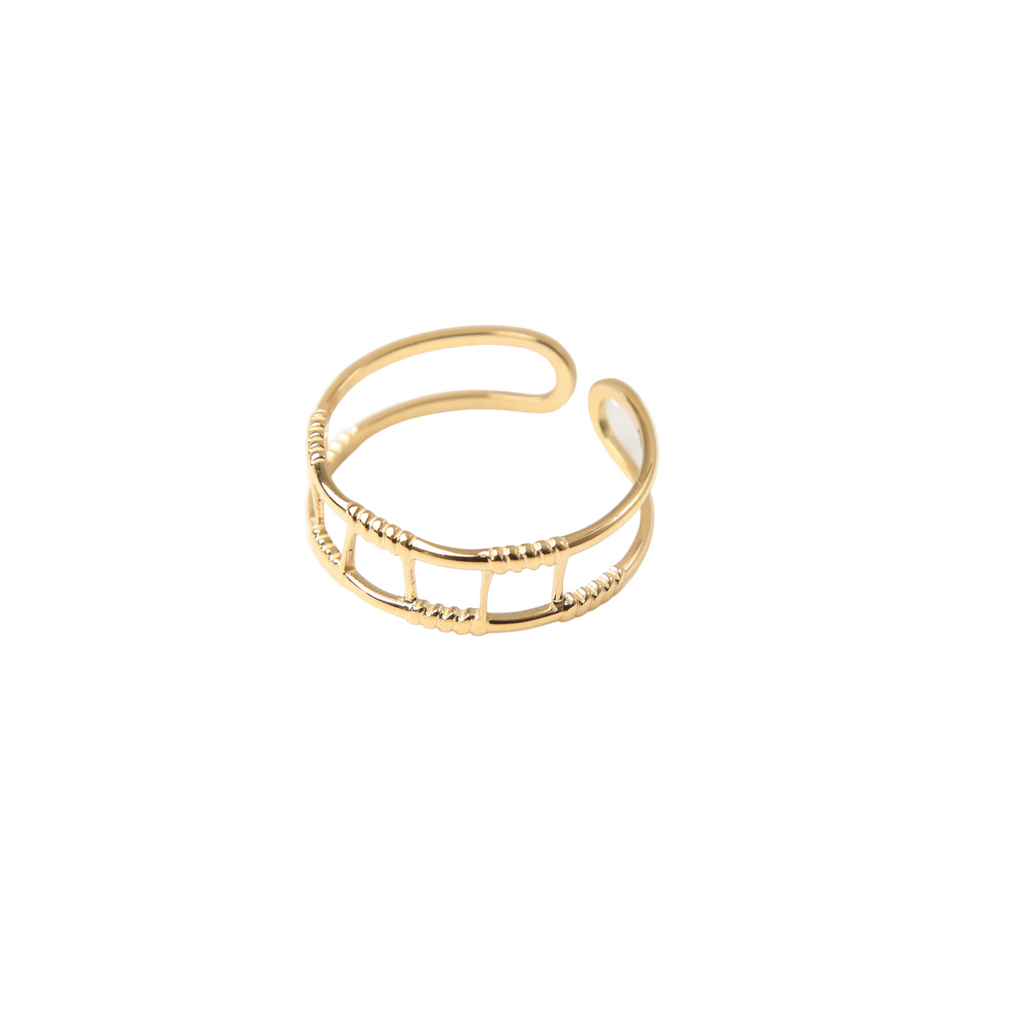 Anillo  19v69 Dorado Mujer STR473