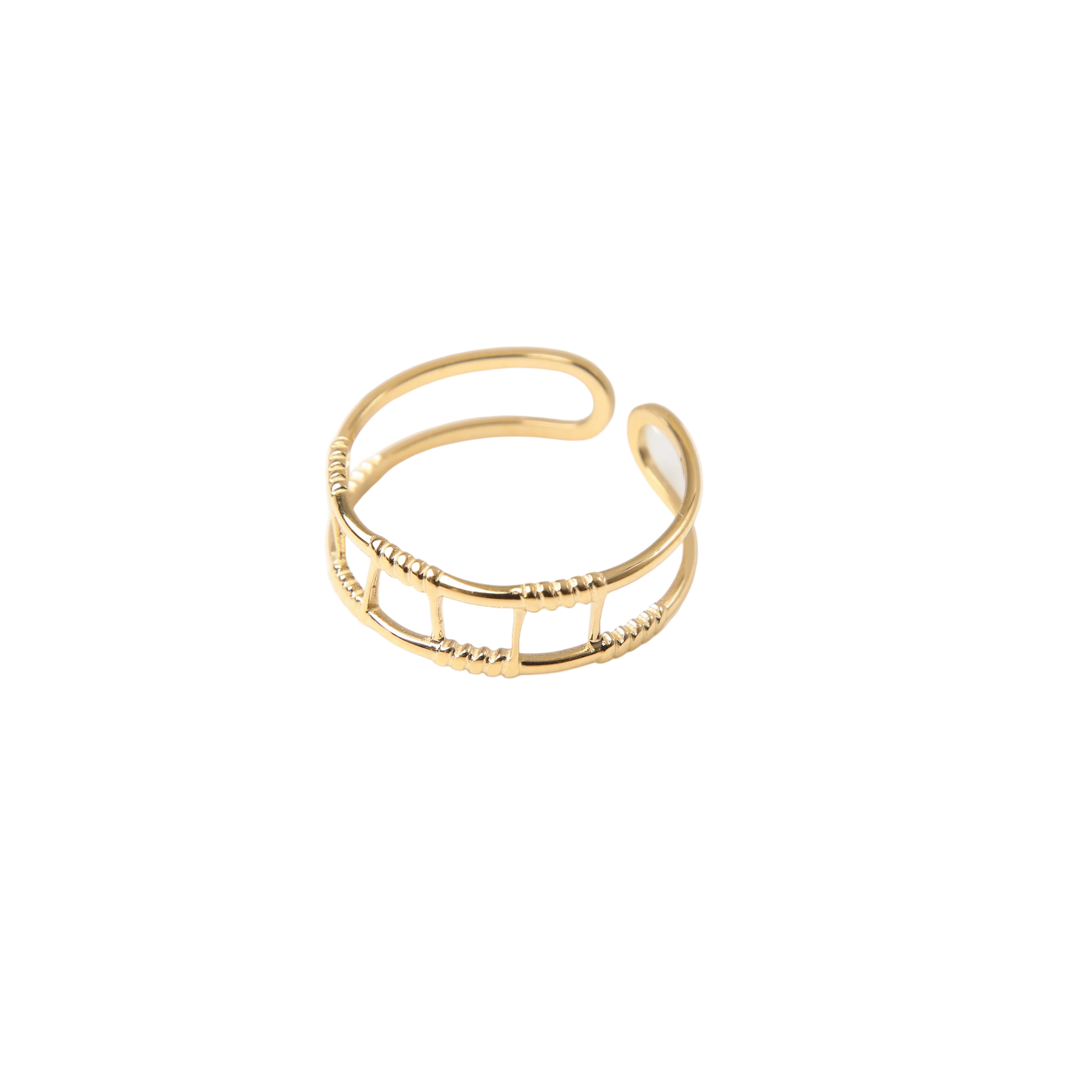 Anillo  19v69 Dorado Mujer STR473