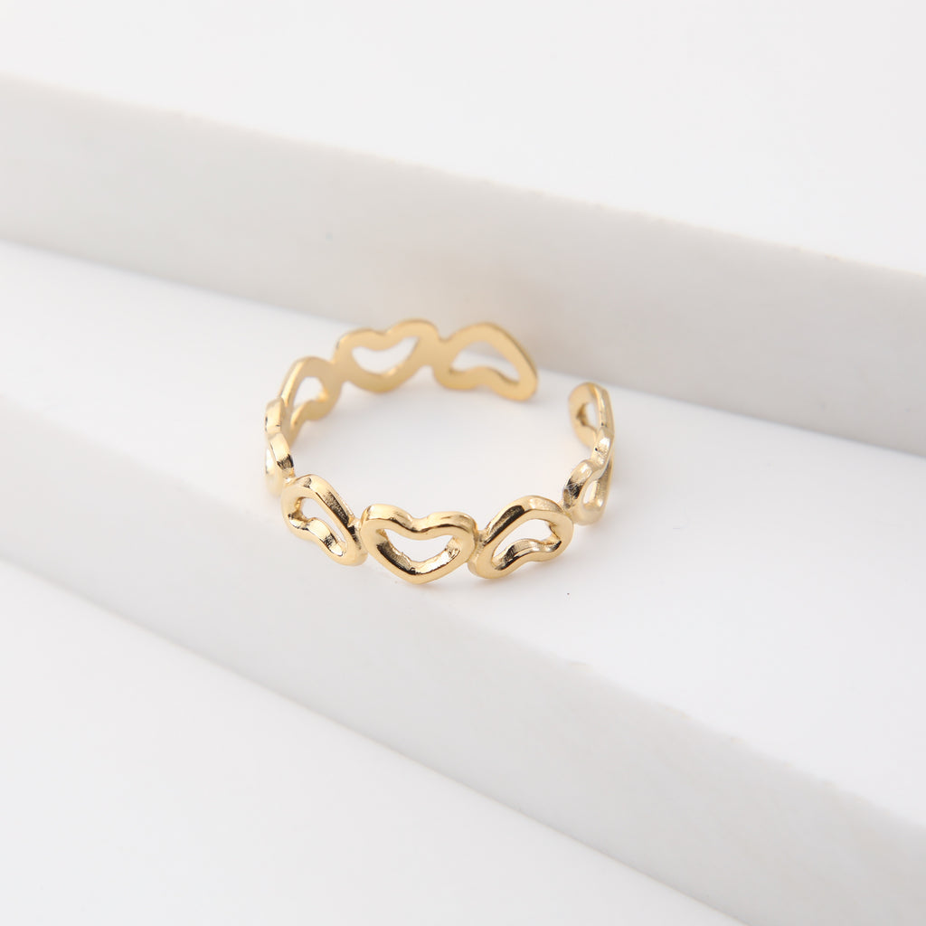 Anillo  19v69 Dorado Mujer STR257