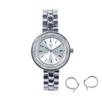 Reloj y Aros19v69 Italia V1969-1000-60 Plateado