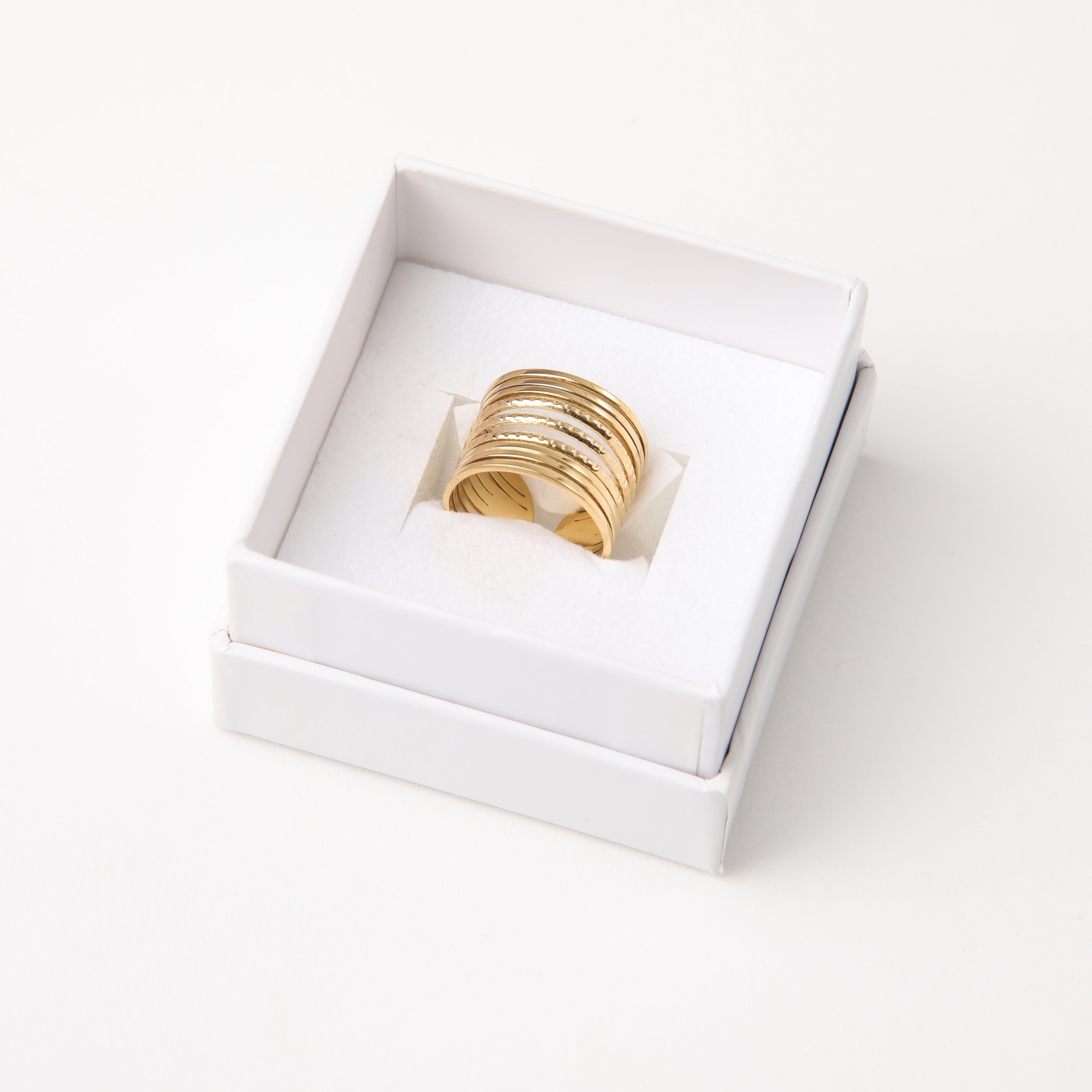 Anillo  19v69 Dorado Mujer STR295