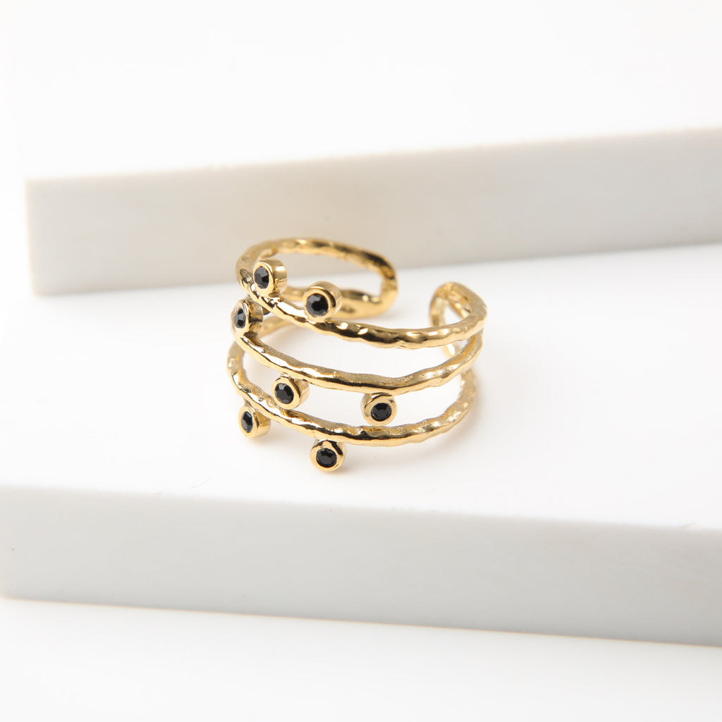 Anillo  19v69 Dorado Mujer STR168