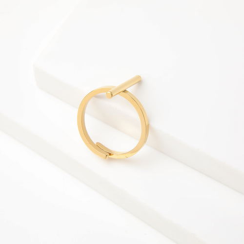 Anillo  19v69 Dorado Mujer STR256