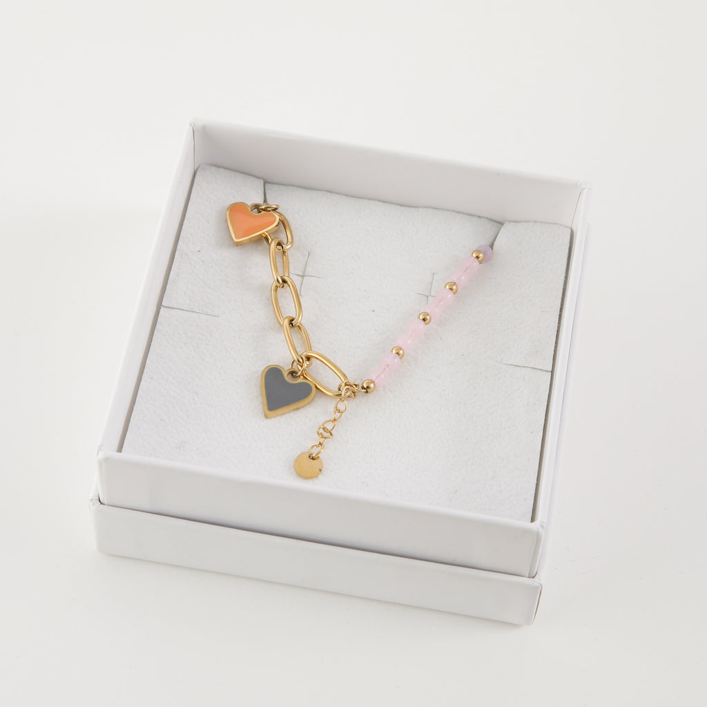 Collar Doble 19V69 Dorado Mujer STB044