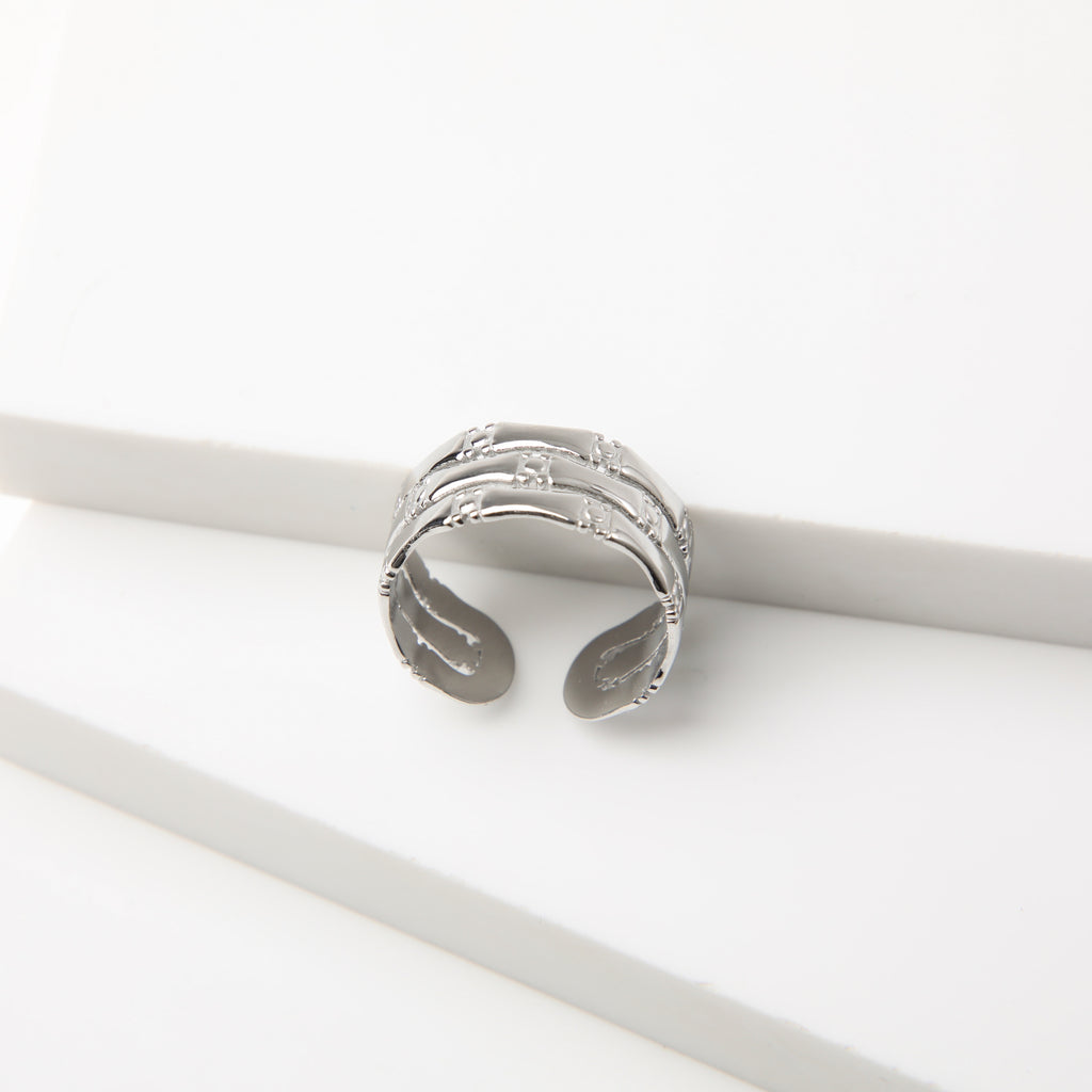 Anillo  19v69 Plateado Mujer STR200