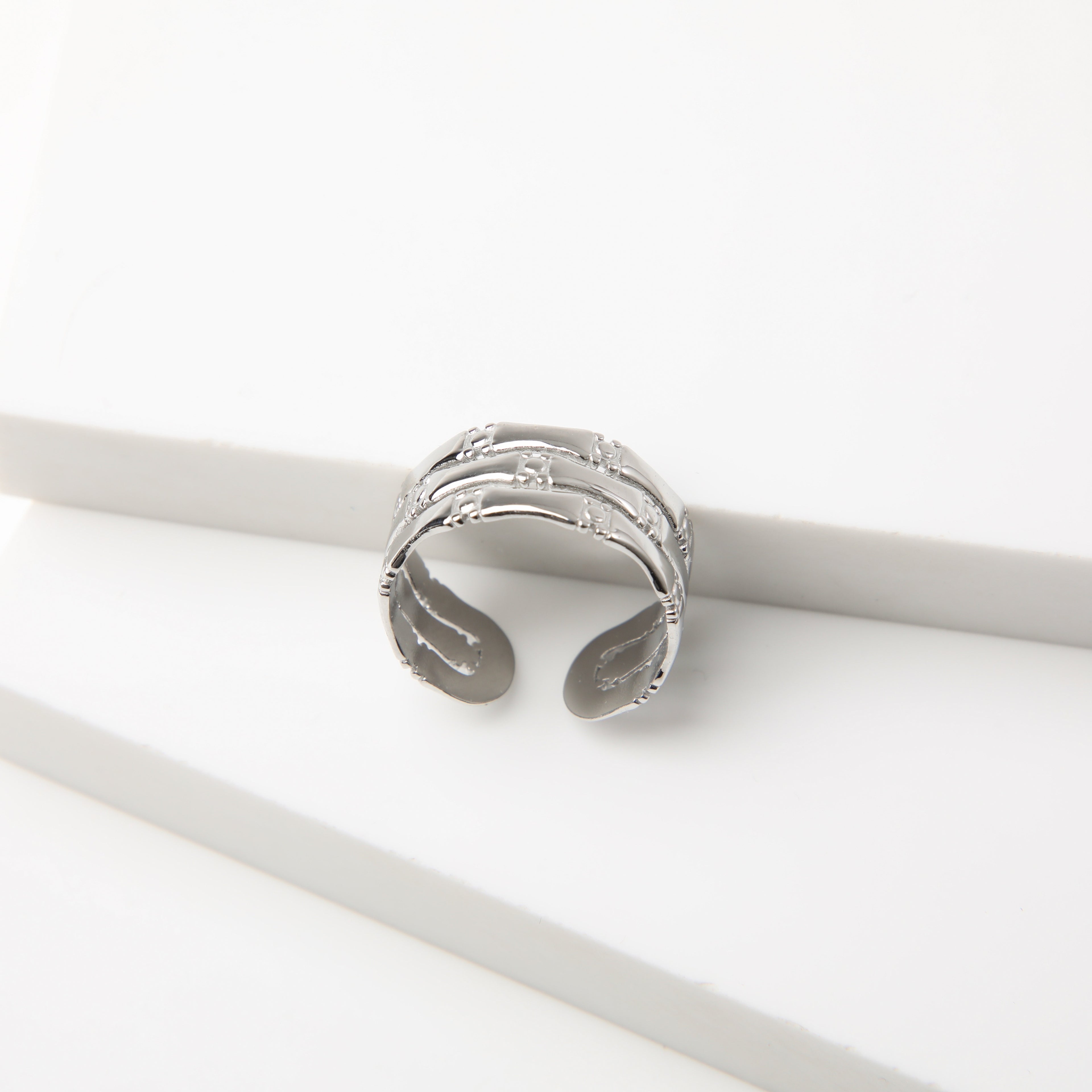 Anillo  19v69 Plateado Mujer STR200