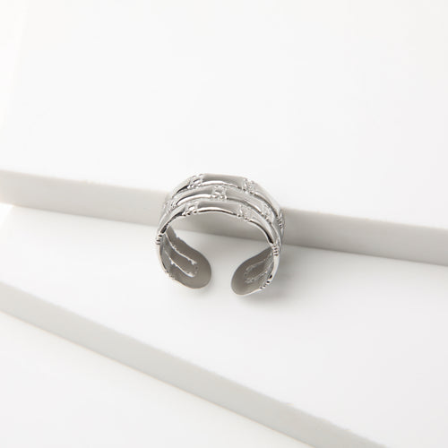 Anillo  19v69 Plateado Mujer STR200