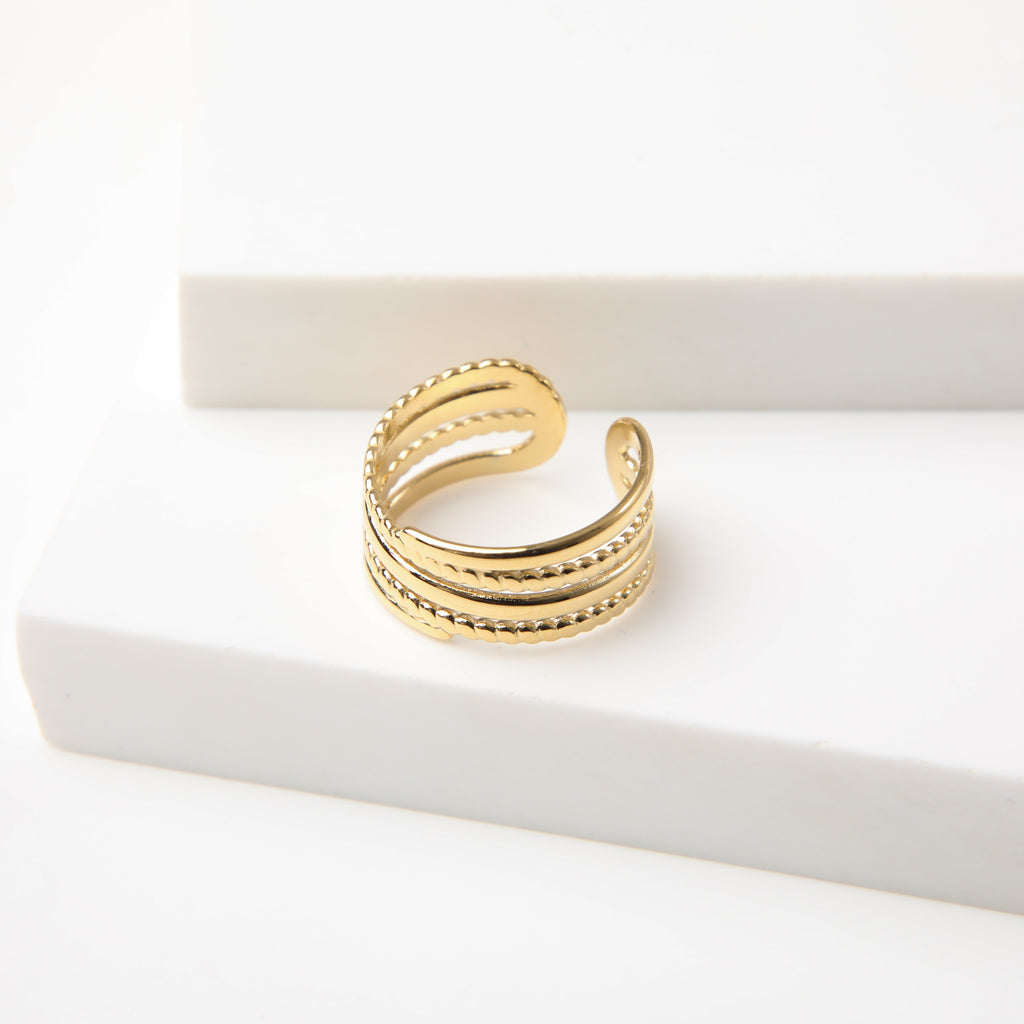 Anillo  19v69 Dorado Mujer STR206