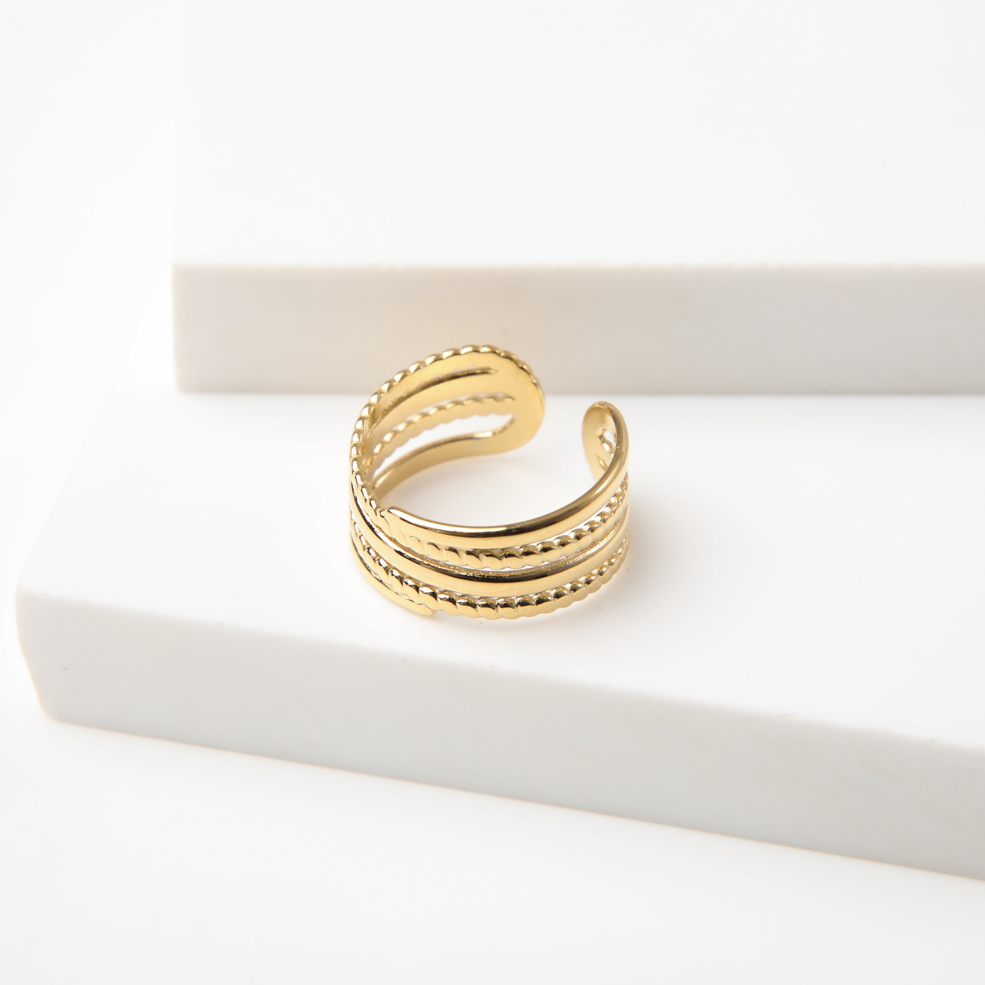 Anillo  19v69 Dorado Mujer STR206