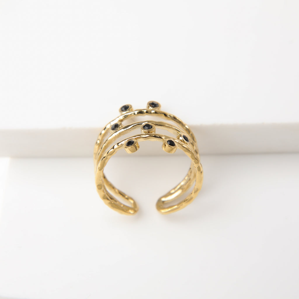 Anillo  19v69 Dorado Mujer STR168