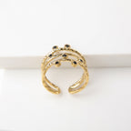 Anillo  19v69 Dorado Mujer STR168
