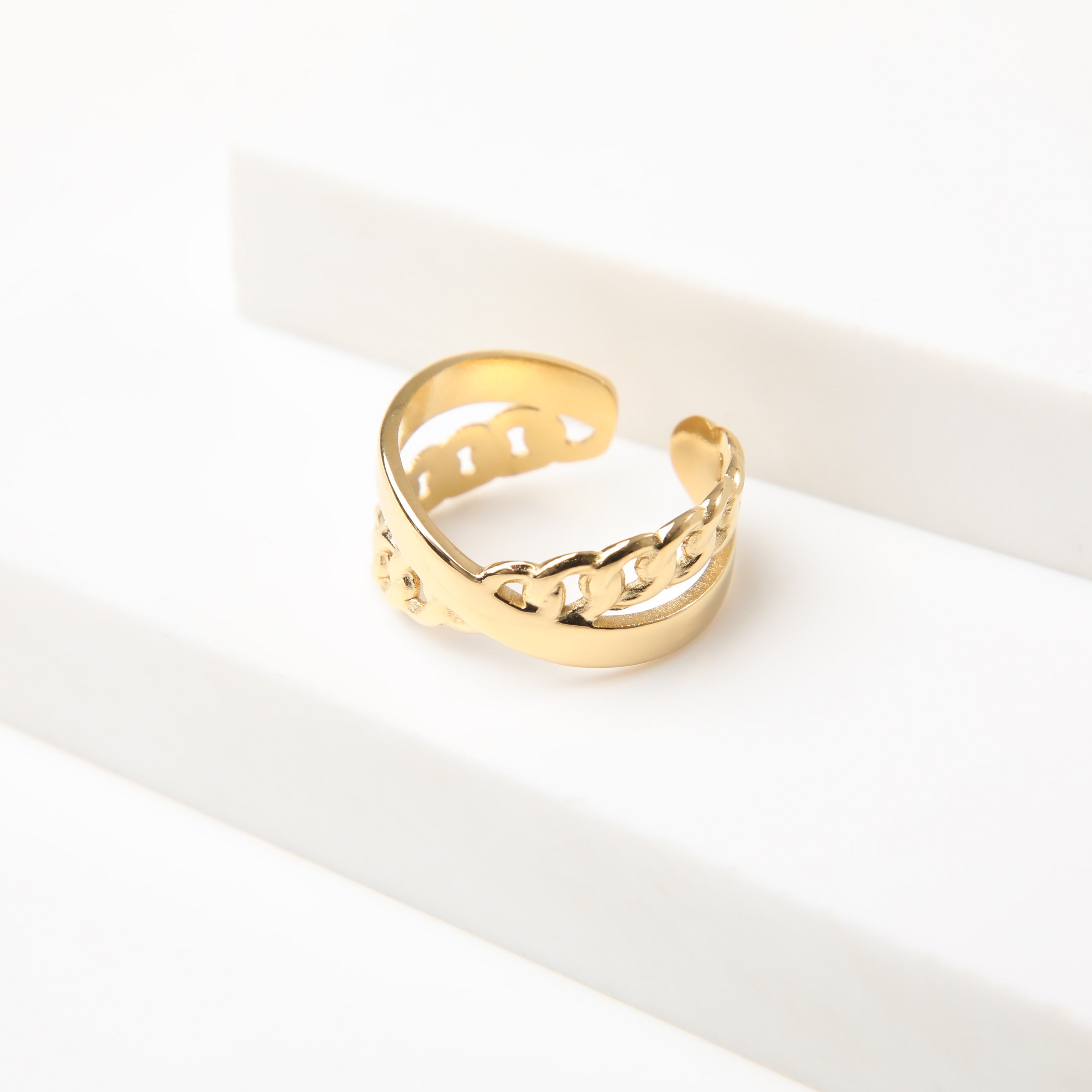 Anillo  19v69 Dorado Mujer STR213