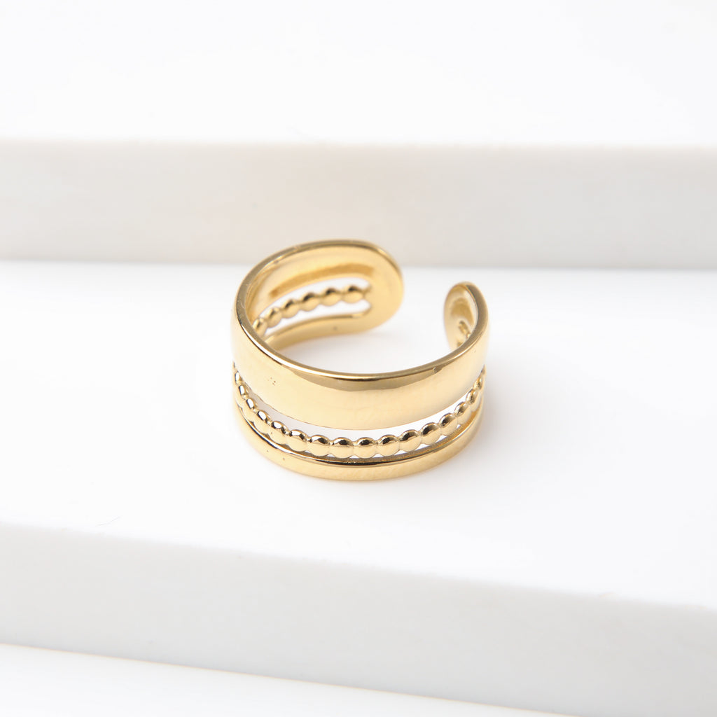 Anillo  19v69 Dorado Mujer STR273