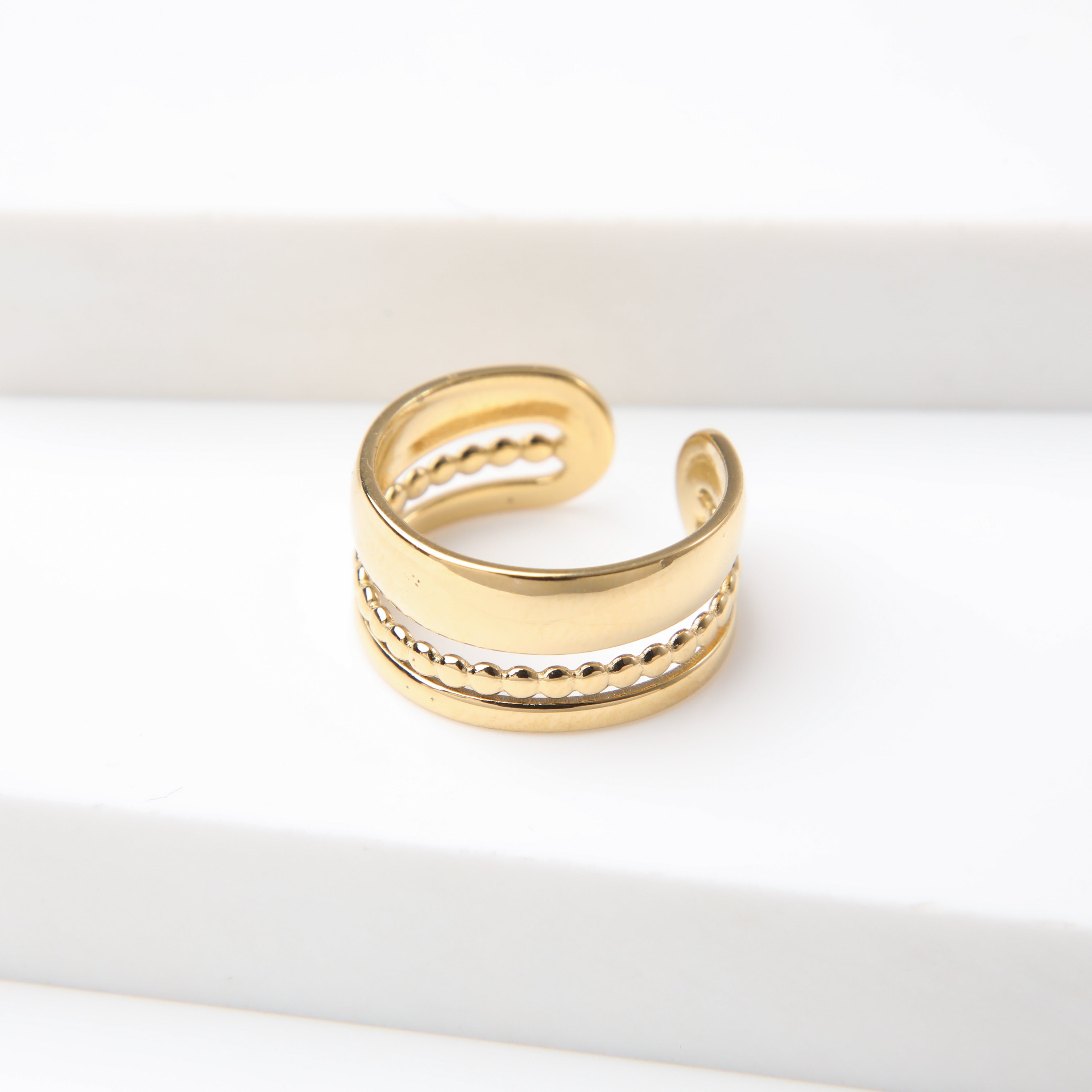 Anillo  19v69 Dorado Mujer STR273