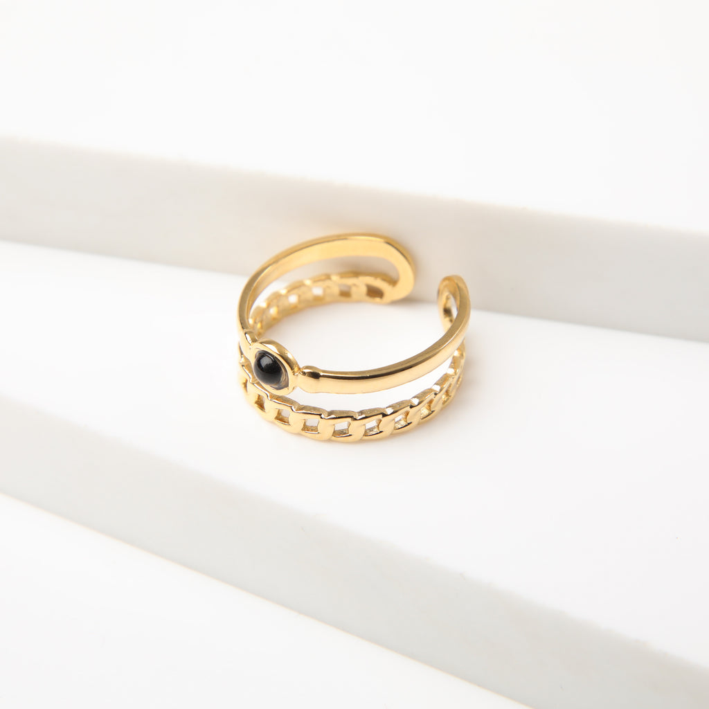 Anillo  19v69 Dorado Mujer STR132