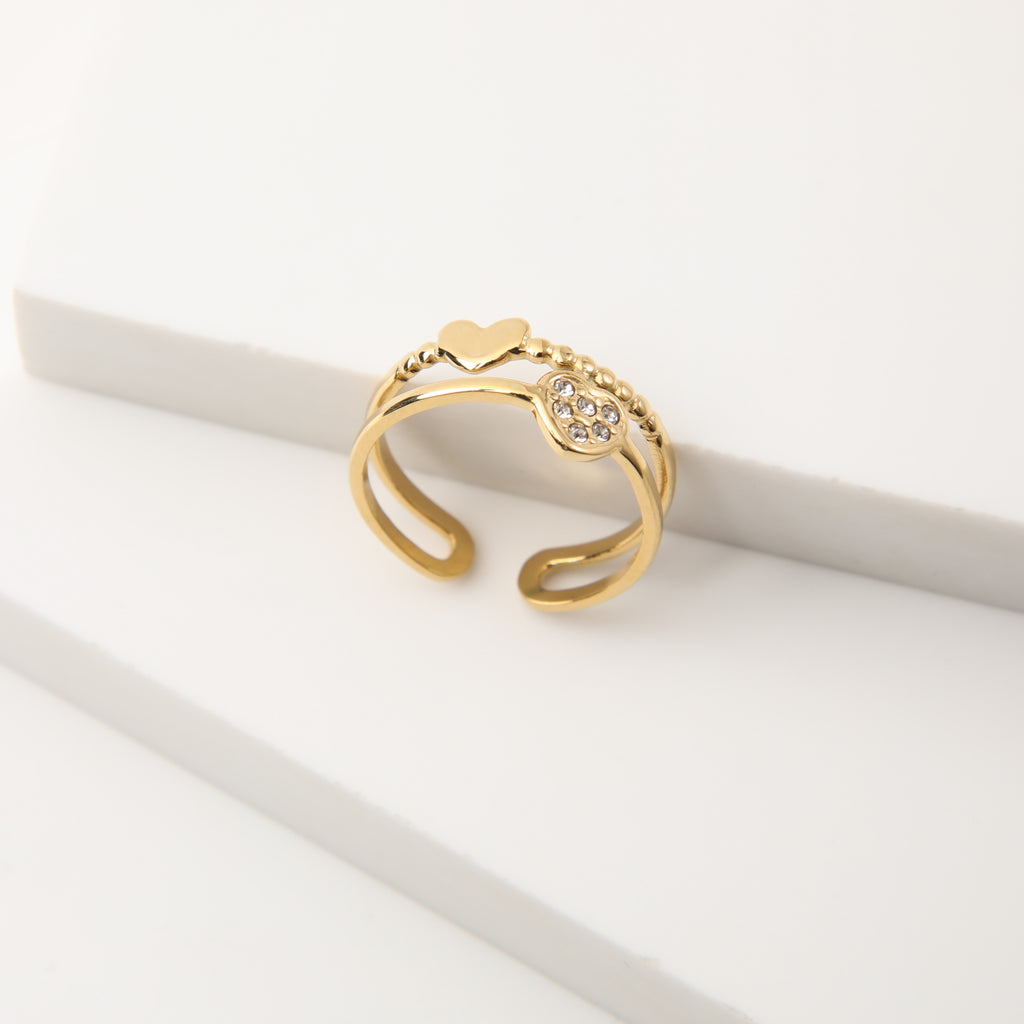 Anillo  19v69 Dorado Mujer STR305