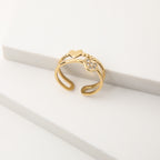 Anillo  19v69 Dorado Mujer STR305