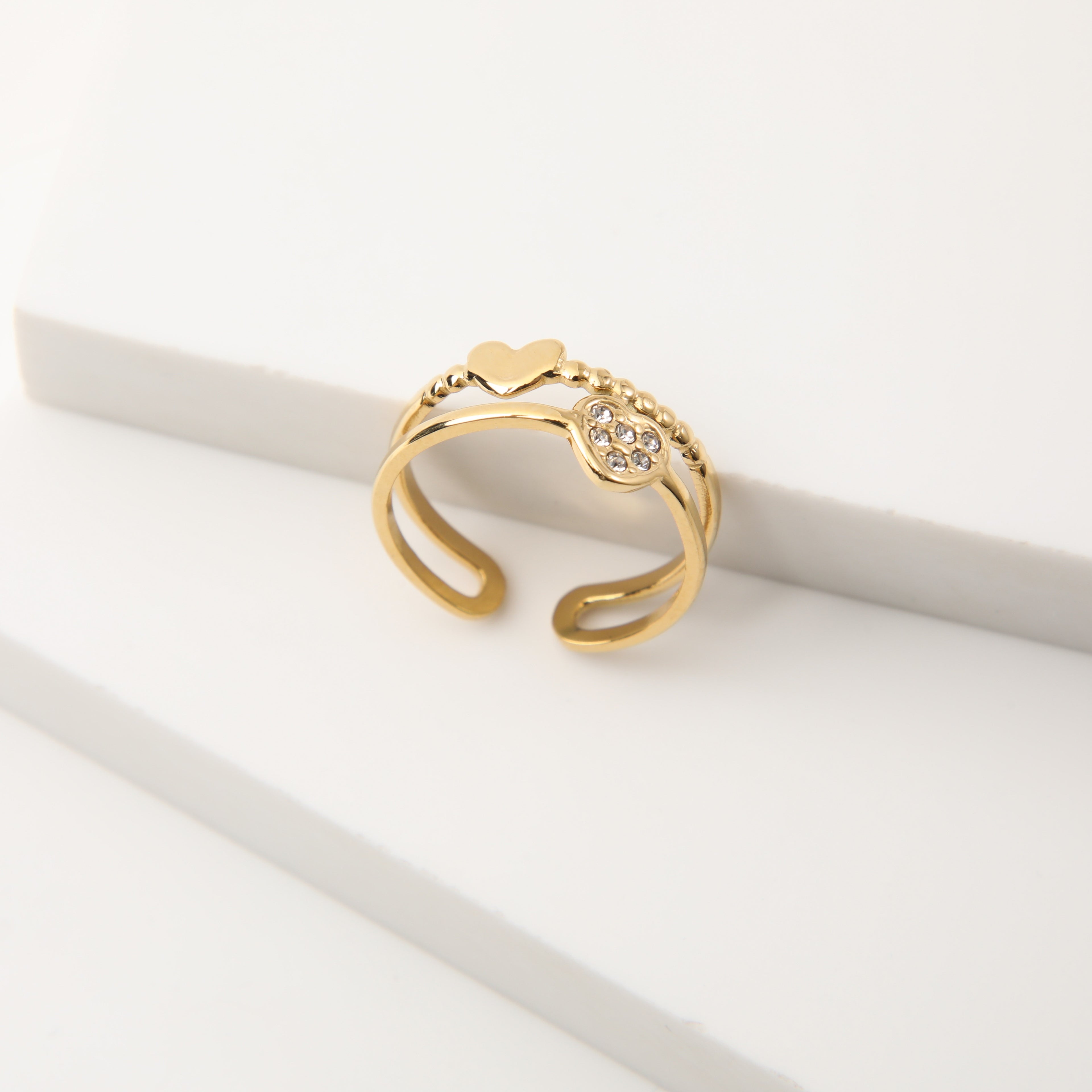 Anillo  19v69 Dorado Mujer STR305