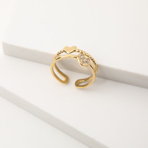 Anillo  19v69 Dorado Mujer STR305