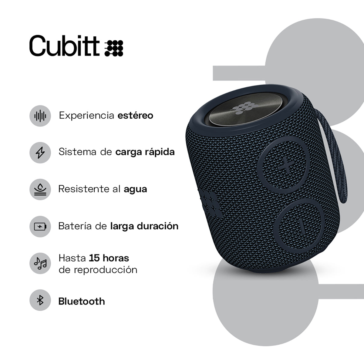 Parlante Cubitt CT-PWGO2 Azul