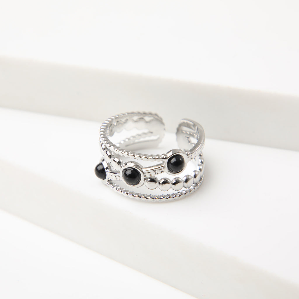 Anillo  19v69 Plateado Mujer STR084