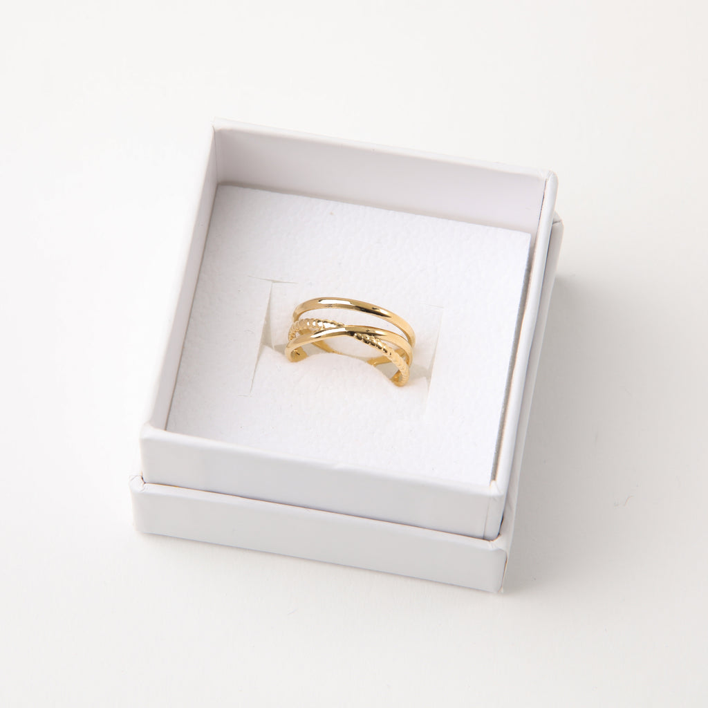 Anillo  19v69 Dorado Mujer STR402